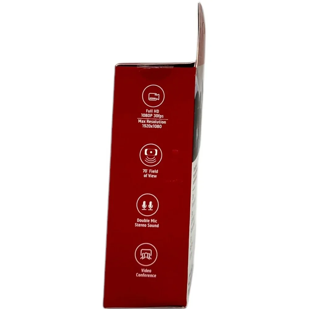CODi Falco HD 1080P Webcam USB-A Auto-Focus Dual Mic Full HD Video A05020